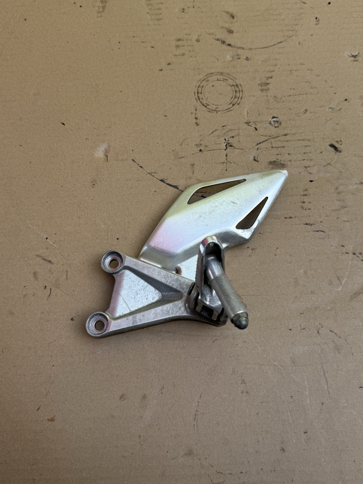 2008-2009 Honda CBR1000RR OEM Left Rearset Foot Peg Bracket Holder 50700-MFL-0001