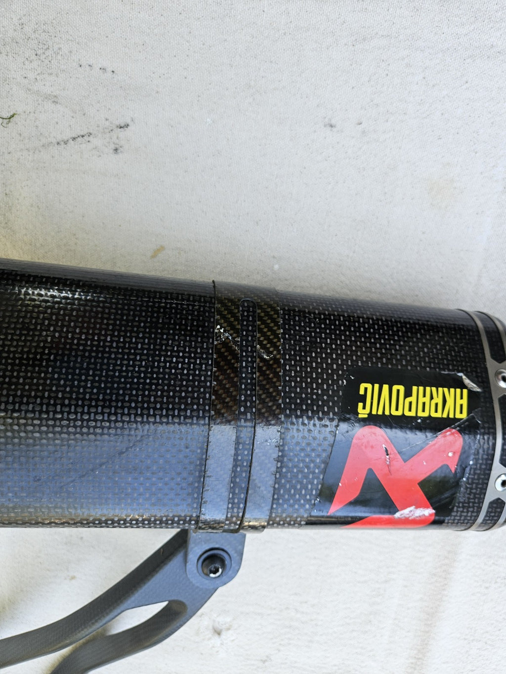 16-20 Kawasaki Ninja Zx10r Akrapovic Exhaust Pipe Muffler Slip On Can Slipon6