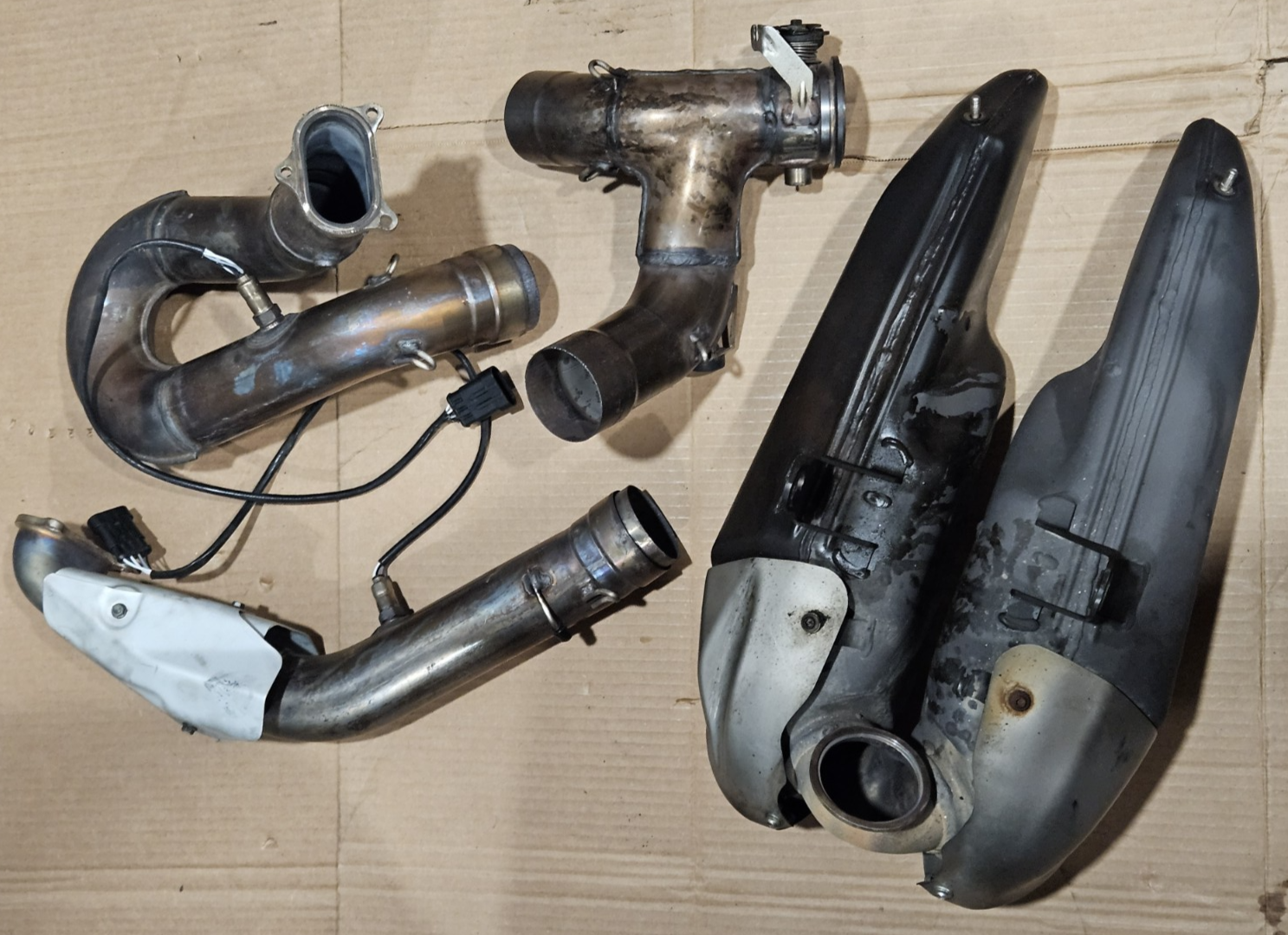 2015-2017 Ducati Panigale 1299 OEM Exhaust System Complete Factory Stock 1299S