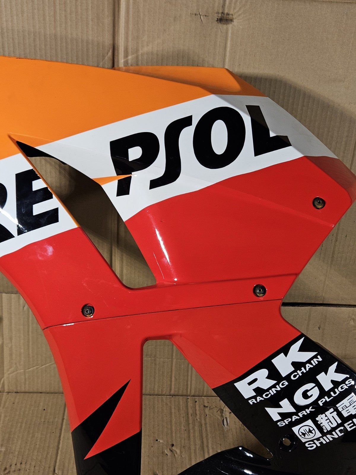 2013 Honda CBR600RR CBR 600RR Aftermarket Repsol Left Side Fairing Panel Cowl8