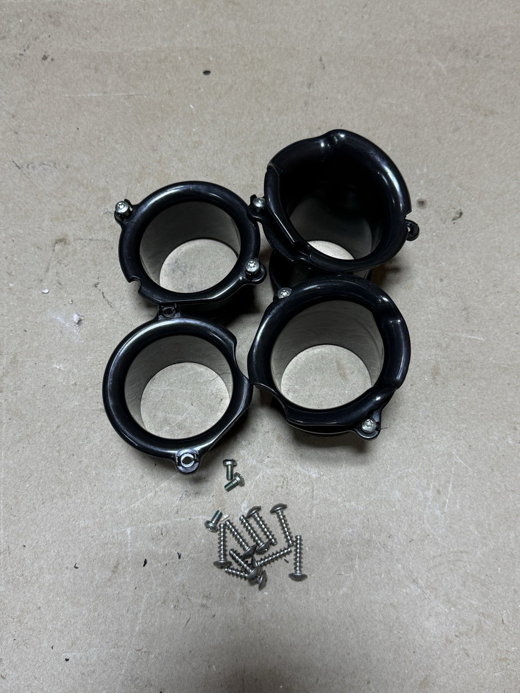 2015-2018 Aprilia RSV4 RR RF Tuono V4 OEM Airbox Intake Velocity Stacks Trumpets