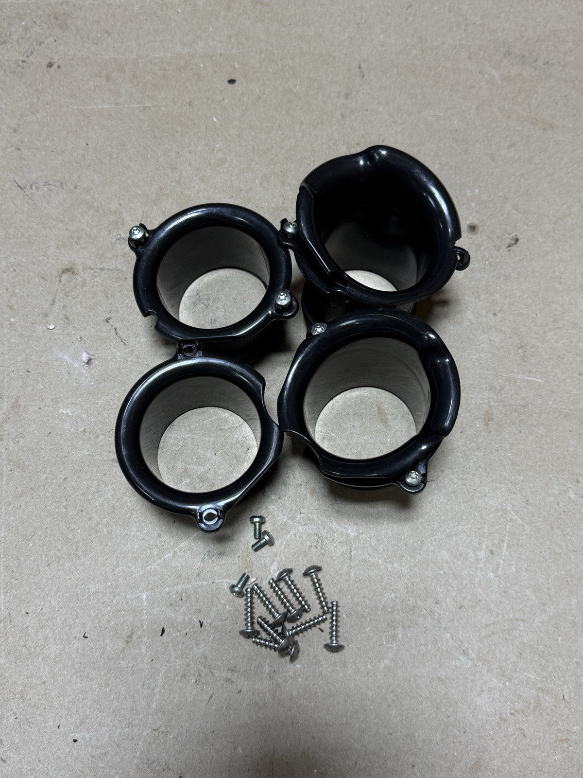 2015-2018 Aprilia RSV4 RR RF Tuono V4 OEM Airbox Intake Velocity Stacks Trumpets