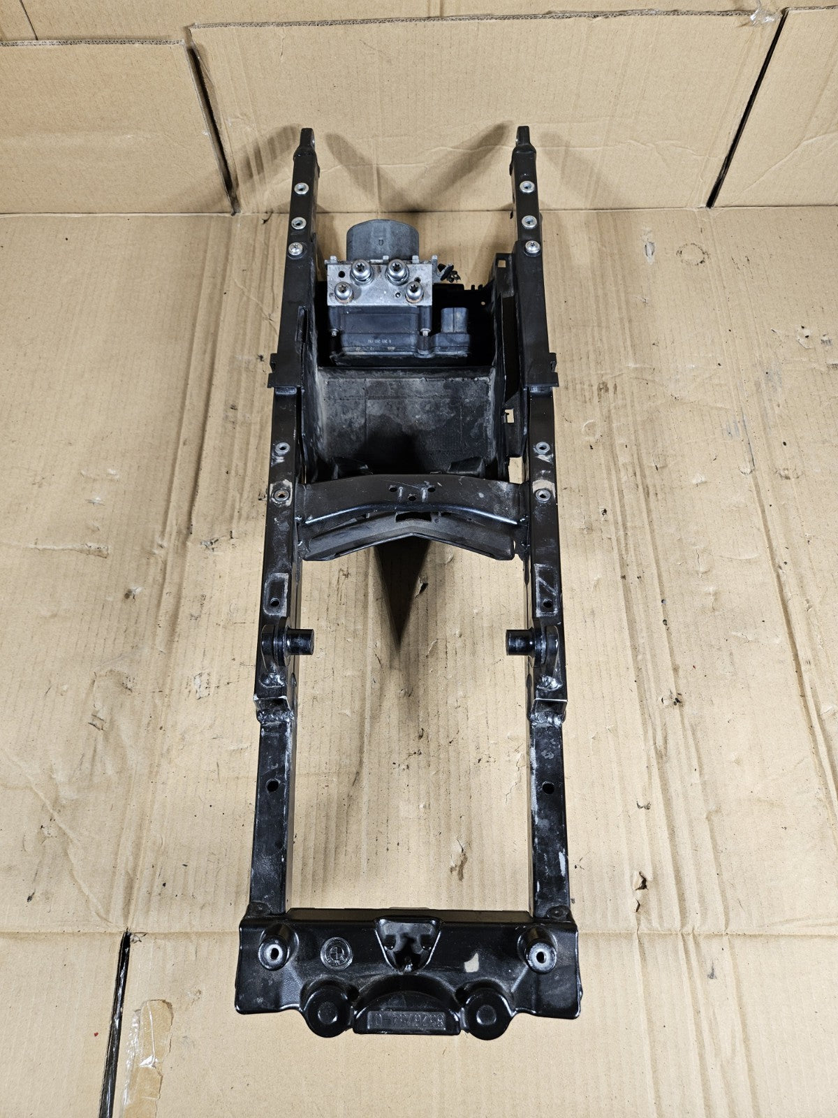 2012 BMW S1000RR OEM Rear Subframe with Battery Box Tray ABS Pump Unit Module21