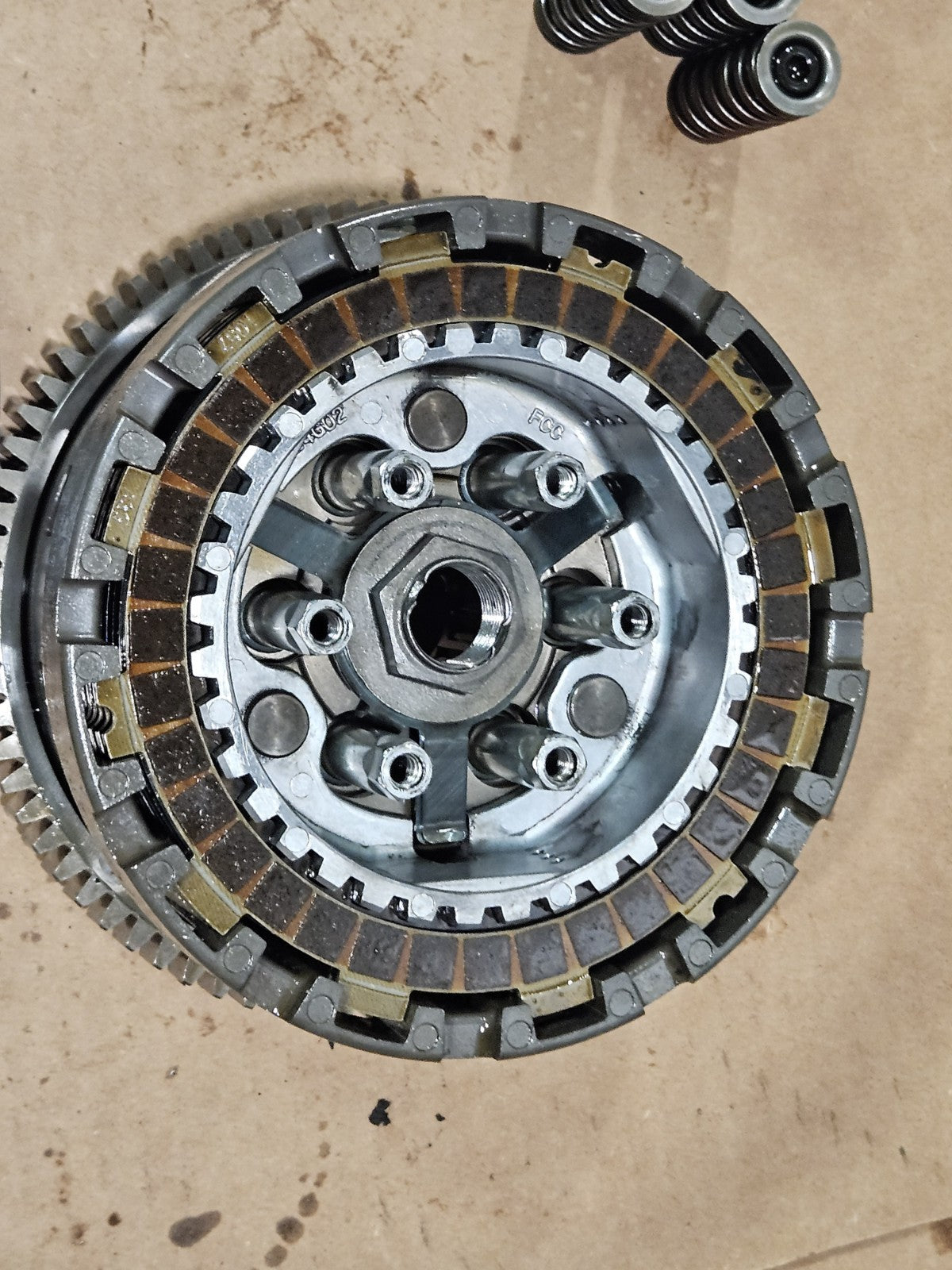 2014 BMW S1000RR S1000R S1000XR HP4 Clutch Basket Hub w/ Springs  Plate Assembly