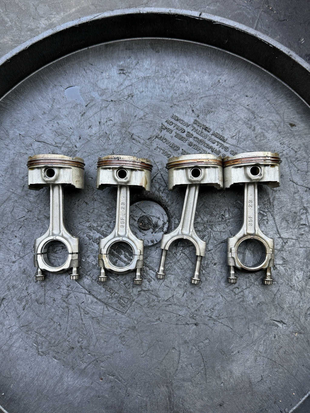 2000-2003 Suzuki GSXR750 OEM Engine Motor Block Pistons Connecting Rods Assembly1