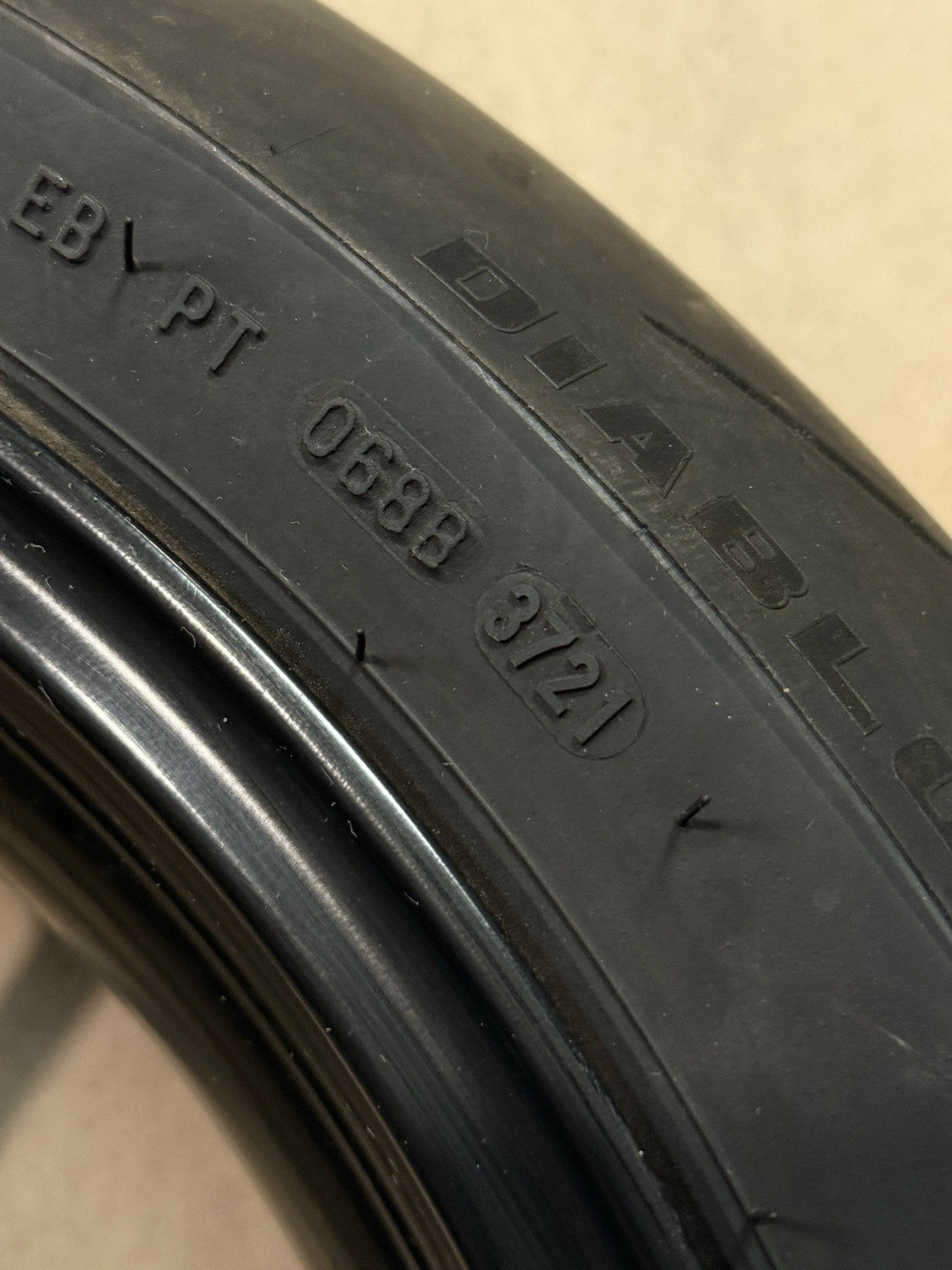 2011-13 Ducati 848 Evo 1098 1198 Rear Wheel Rim W/ Mounted Tire OEM Straight Tru