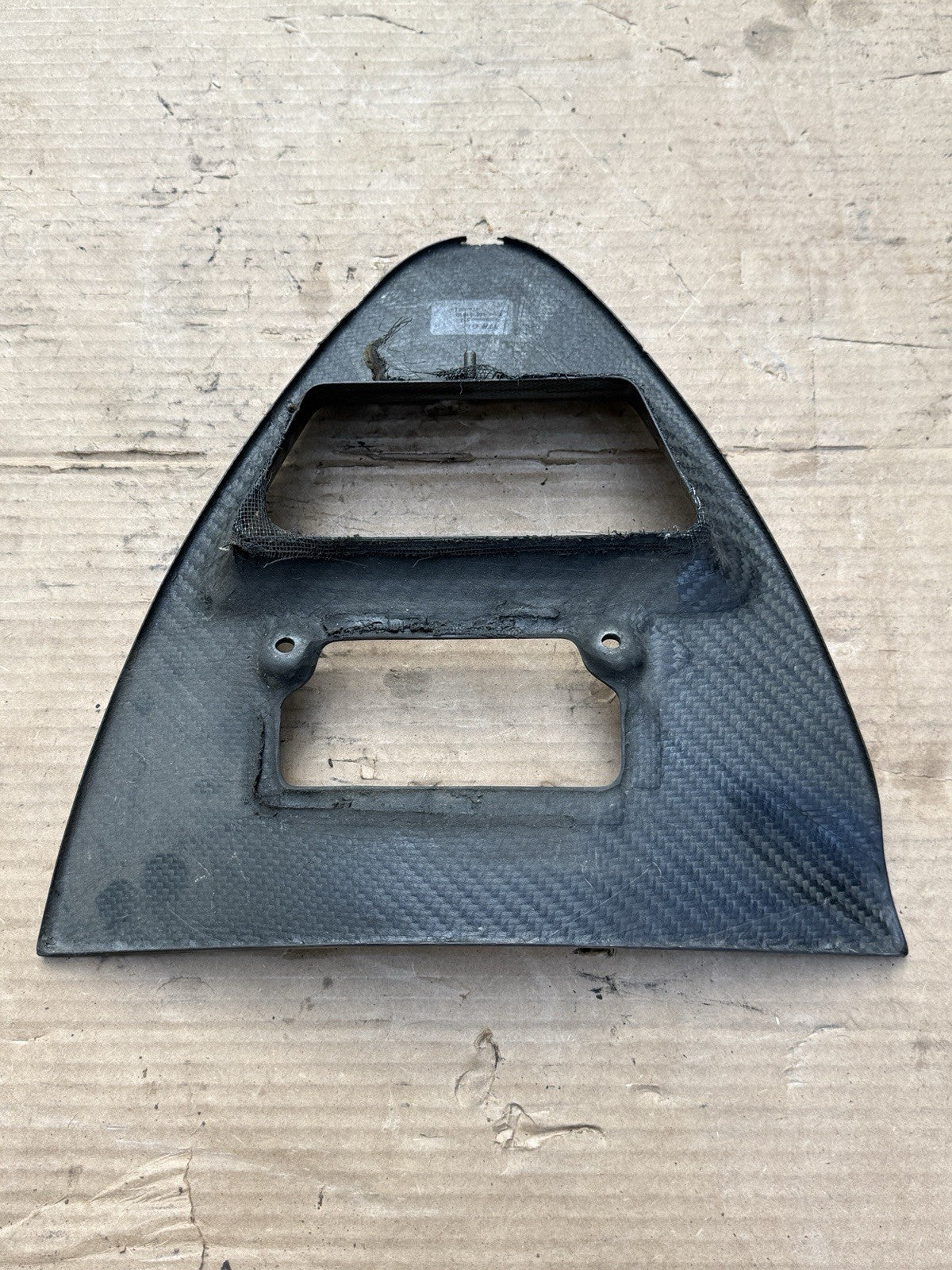 94-04 Ducati 748 916 996 998 OEM Carbon Radiator Air Intake Duct Cooling Coolant