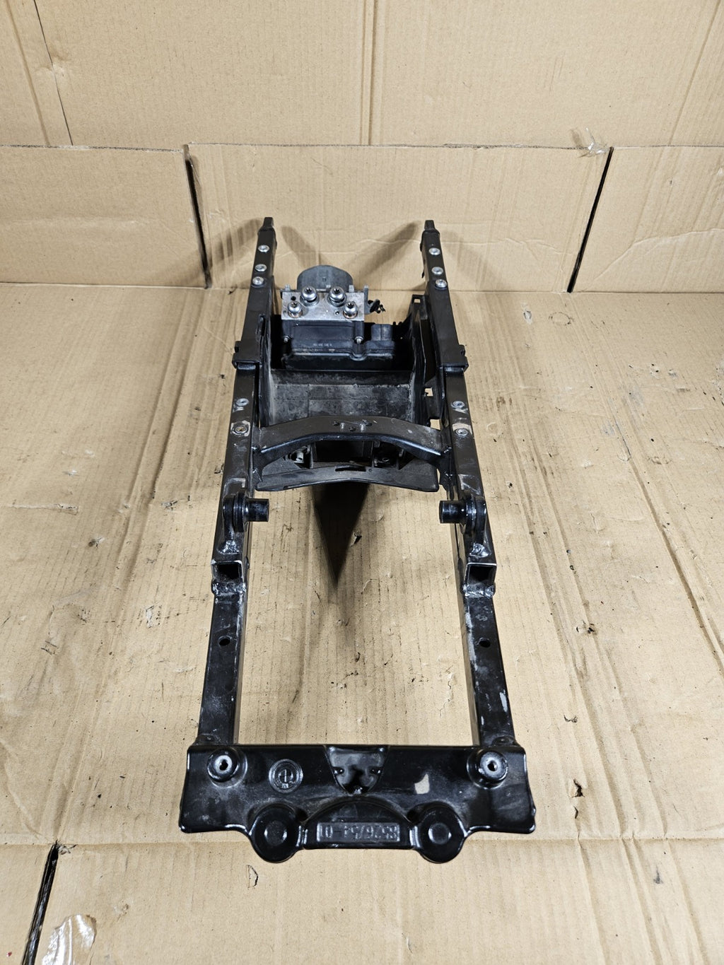 2012 BMW S1000RR OEM Rear Subframe with Battery Box Tray ABS Pump Unit Module4