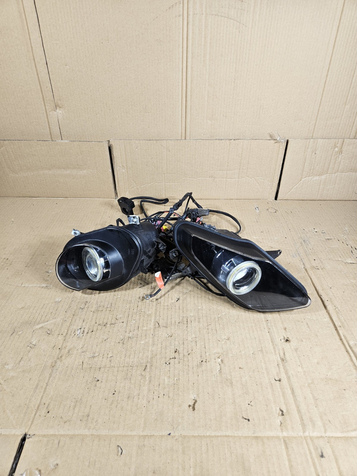 2012 BMW S1000RR Aftermarket Halo Headlight Assembly Angel Eye Front Head Light0