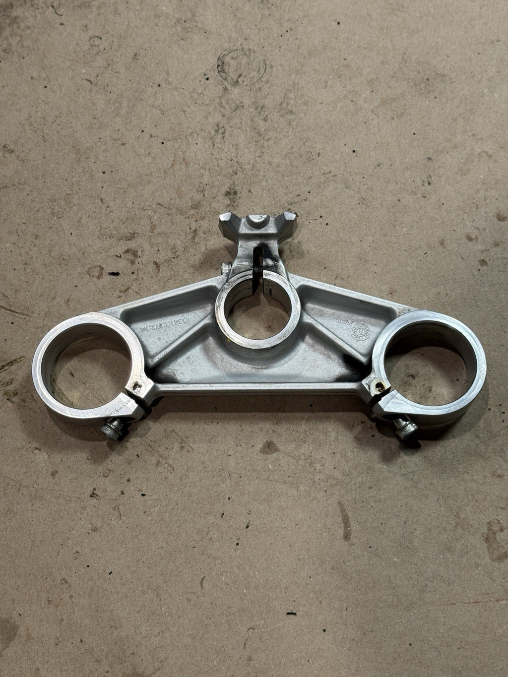 2009-2013 Ducati 848 EVO 1198 1198S SP OEM Top Triple Tree Clamp Yoke 34110721A3