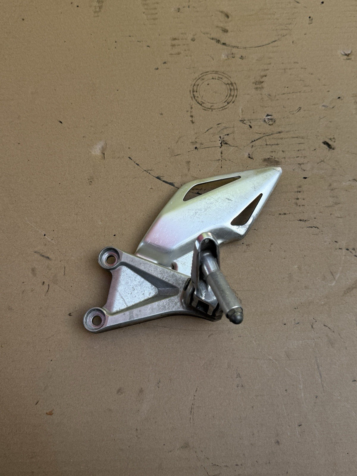 2008-2009 Honda CBR1000RR OEM Left Rearset Foot Peg Bracket Holder 50700-MFL-0000
