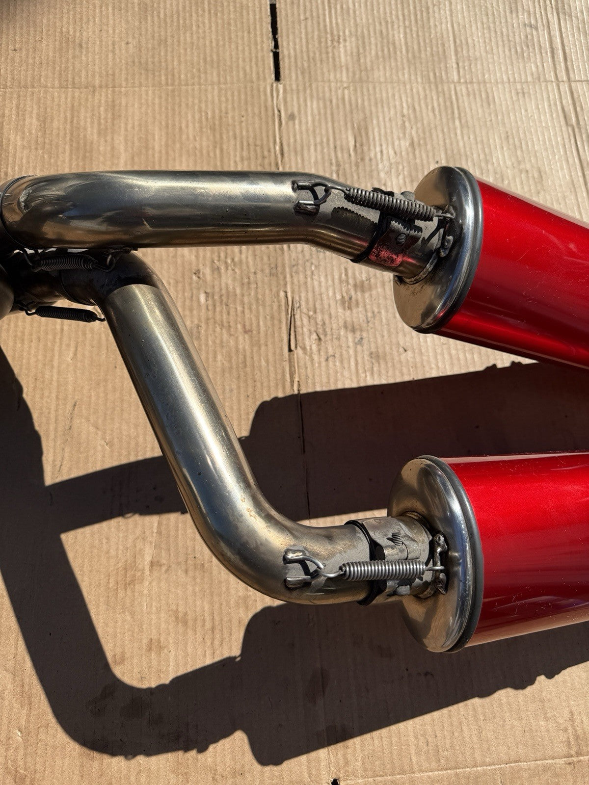 2000-2002 Ducati 748 748s 916 996 Mircon Exhaust System Aftermarket Slip-On Pipe
