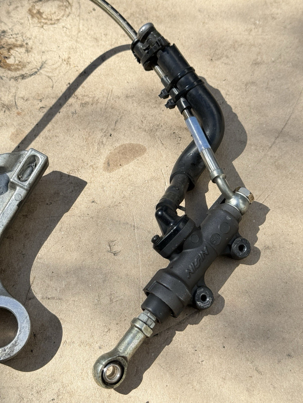 05-06 Honda CBR600RR OEM Rear Brake Assembly Caliper Master Cylinder Line Set