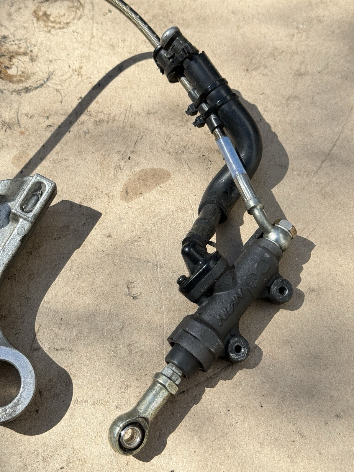 05-06 Honda CBR600RR OEM Rear Brake Assembly Caliper Master Cylinder Line Set