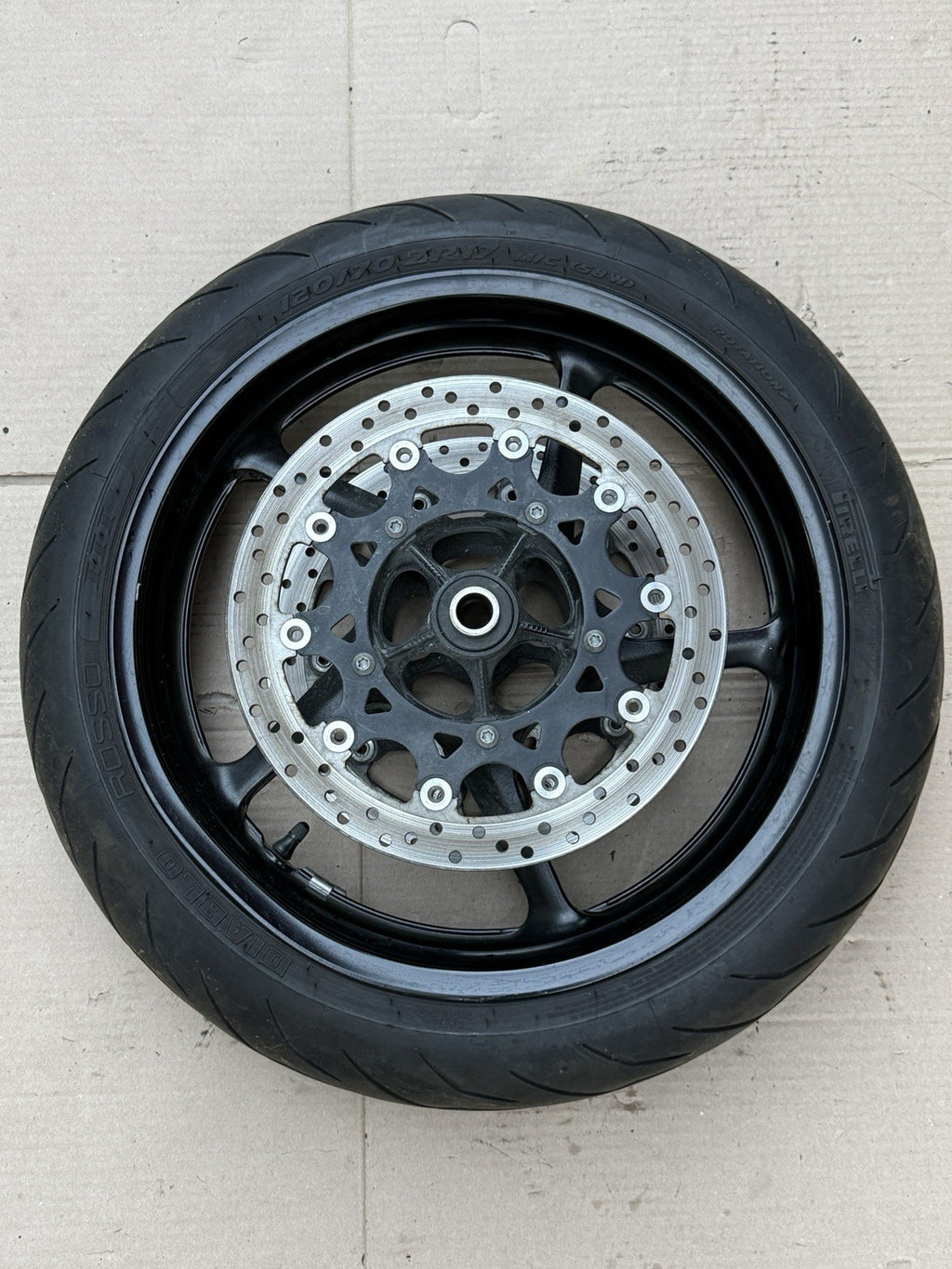 2007-2008 Yamaha YZF-R1 R1 OEM Front Wheel Rim Hub Straight 4C8 Factory20