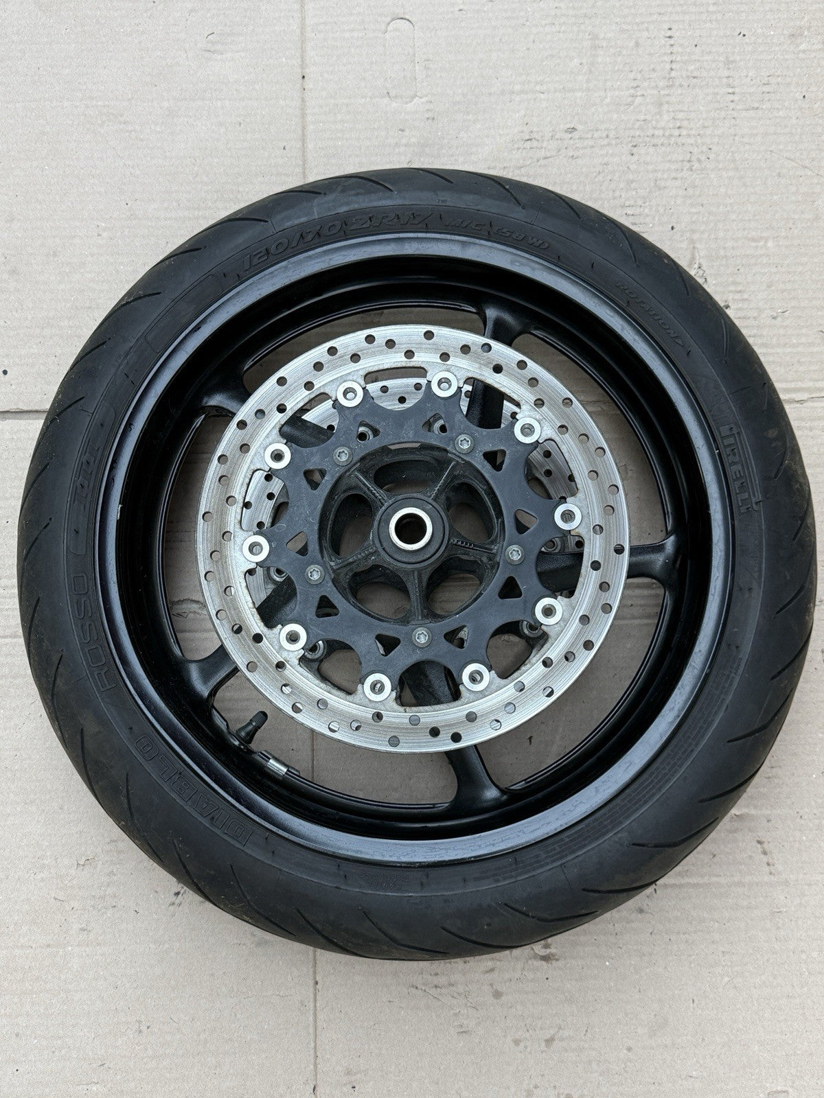 2007-2008 Yamaha YZF-R1 R1 OEM Front Wheel Rim Hub Straight 4C8 Factory20
