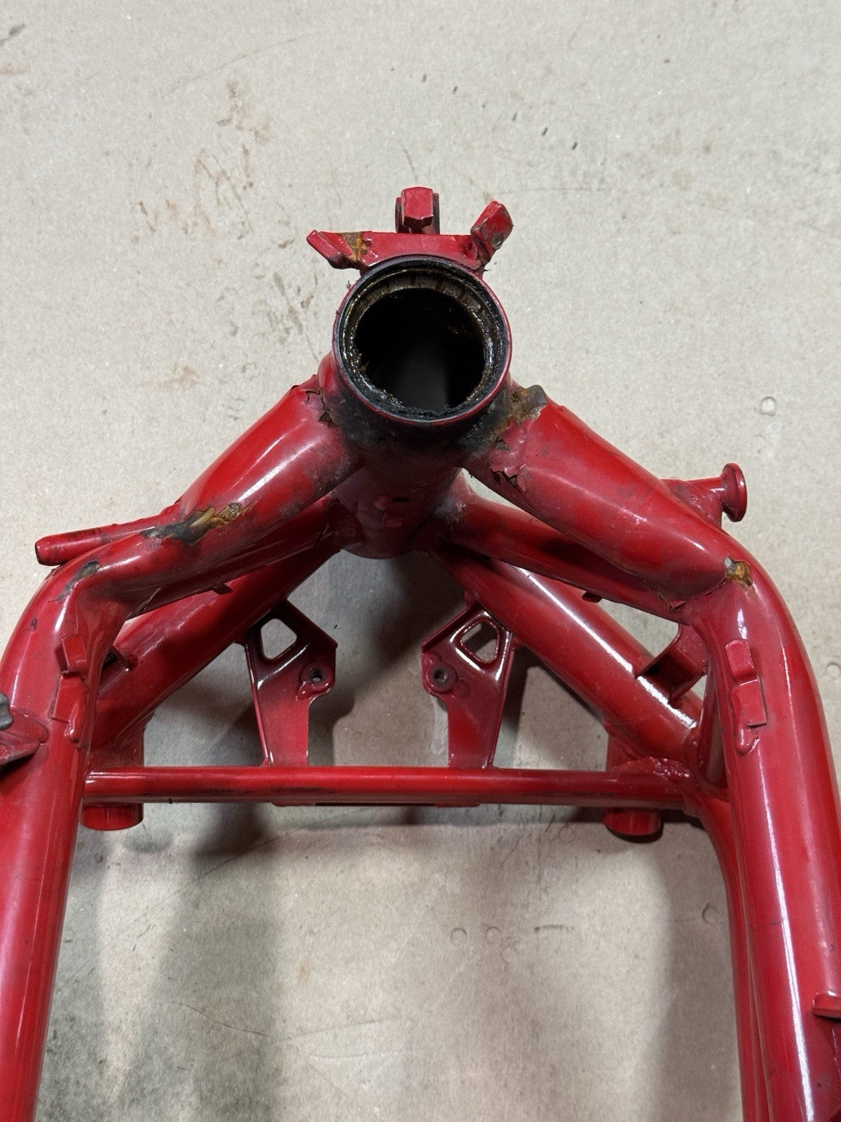 2011-2013 Ducati Superbike 848 EVO SE Main Frame Chassis Rebuilt Ttle DAMAGED