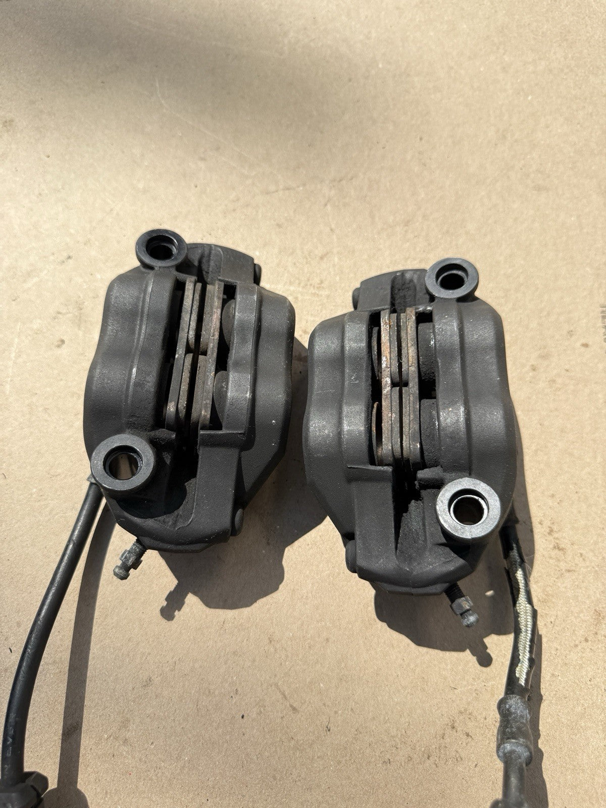 2006-2007 Honda CBR1000RR OEM Front Brake Caliper Set Pair Master Cylinder
