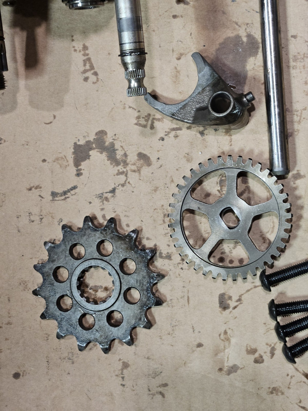 2013-2026 Kawasaki Ninja Zx6r/636 OEM Complete Transmission Gears Shift Drum Set
