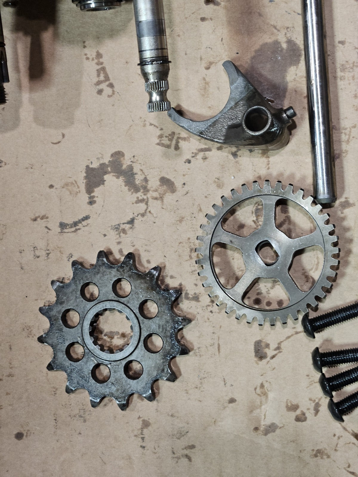 2013-2026 Kawasaki Ninja Zx6r/636 OEM Complete Transmission Gears Shift Drum Set