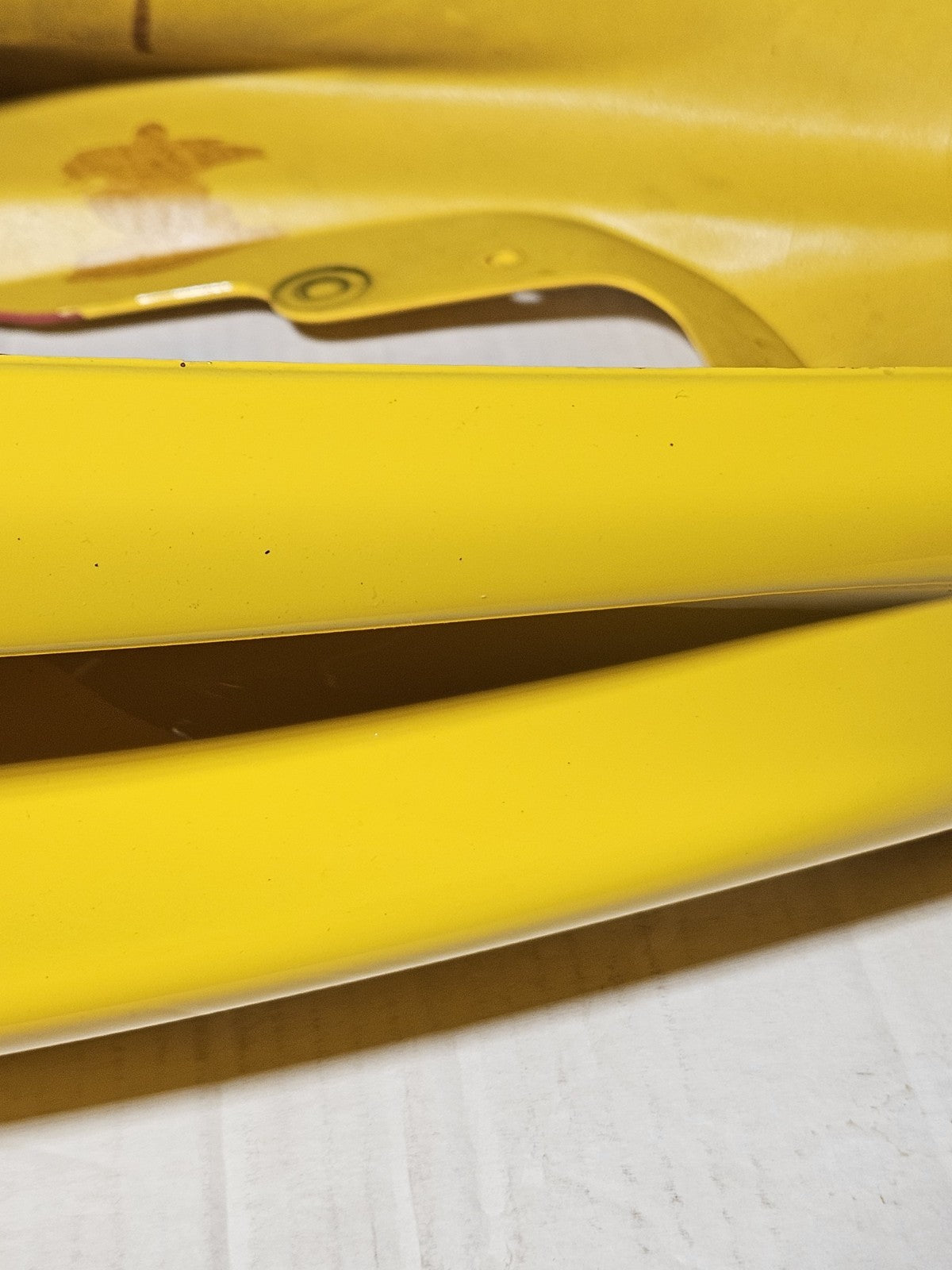 1999-2002 Ducati 748 Yellow Bi-Posto Rear Tail Fairing Seat Cowl Tailpiece OEM16