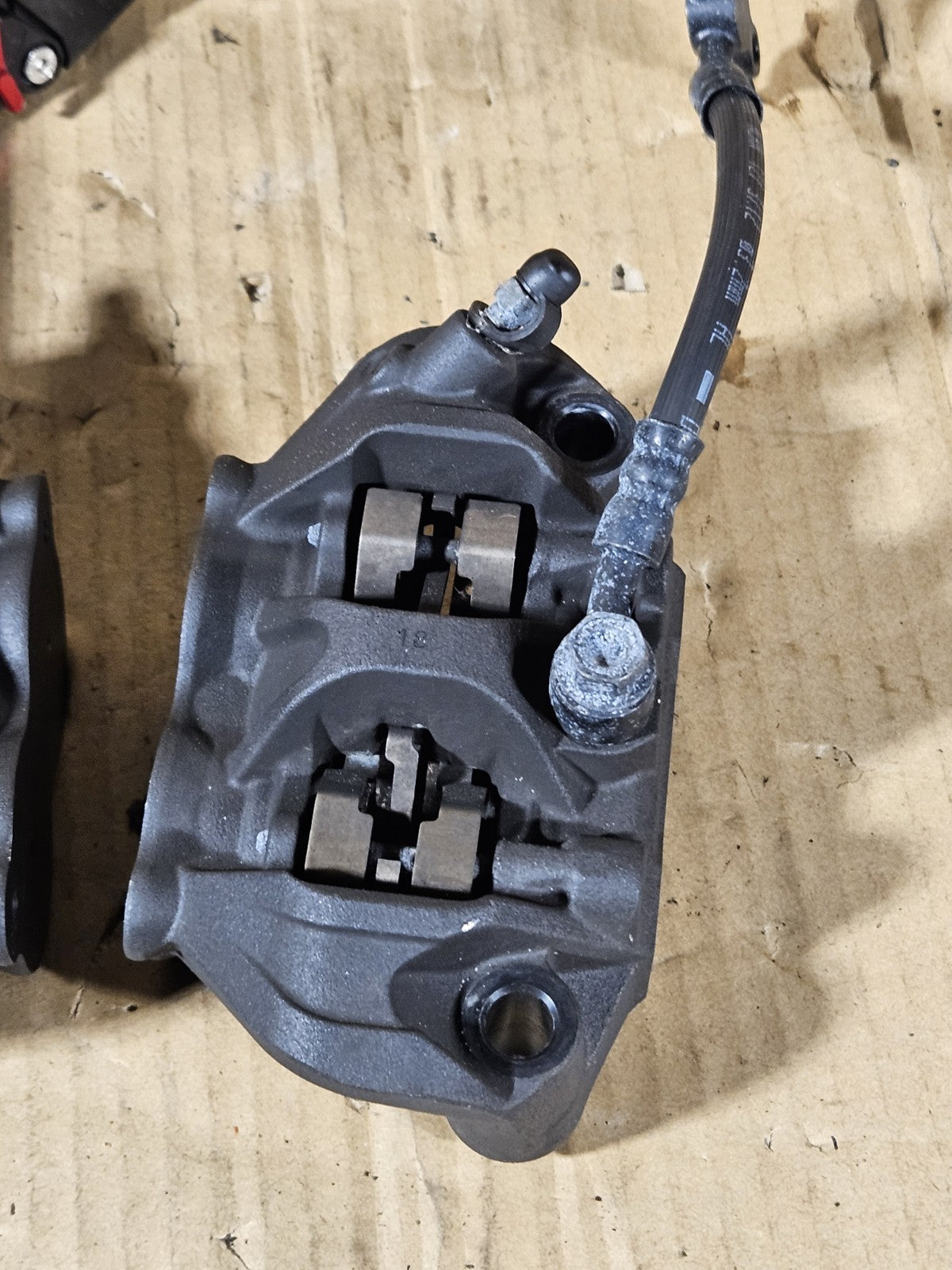  2013 Honda CBR600RR Front Brake Caliper Master Cylinder Lever Assembly Complete9