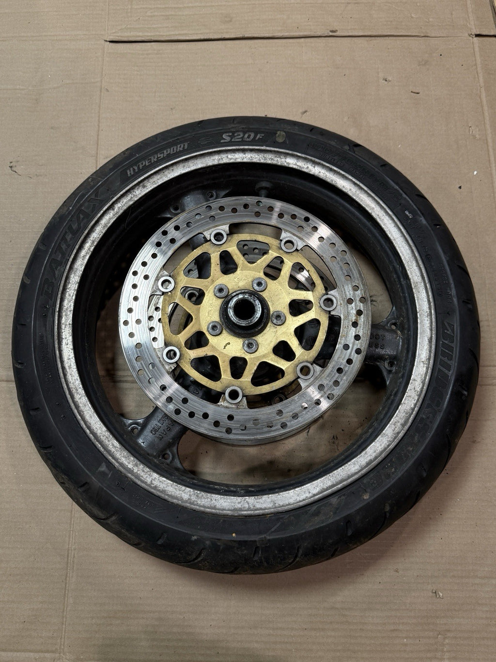 98-02 Kawasaki Ninja ZX6R ZX600 00-03 ZX9R OEM Front Wheel Rim 17x3.5 41073-16339