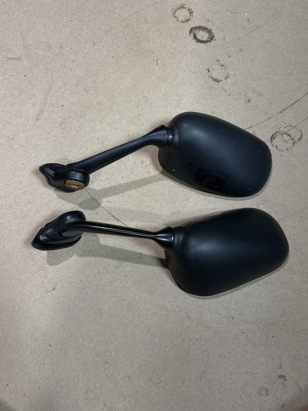 2008-16 Yamaha YZF-R6 Left Right Rear View Side Mirrors Complete Set Pair Clean
