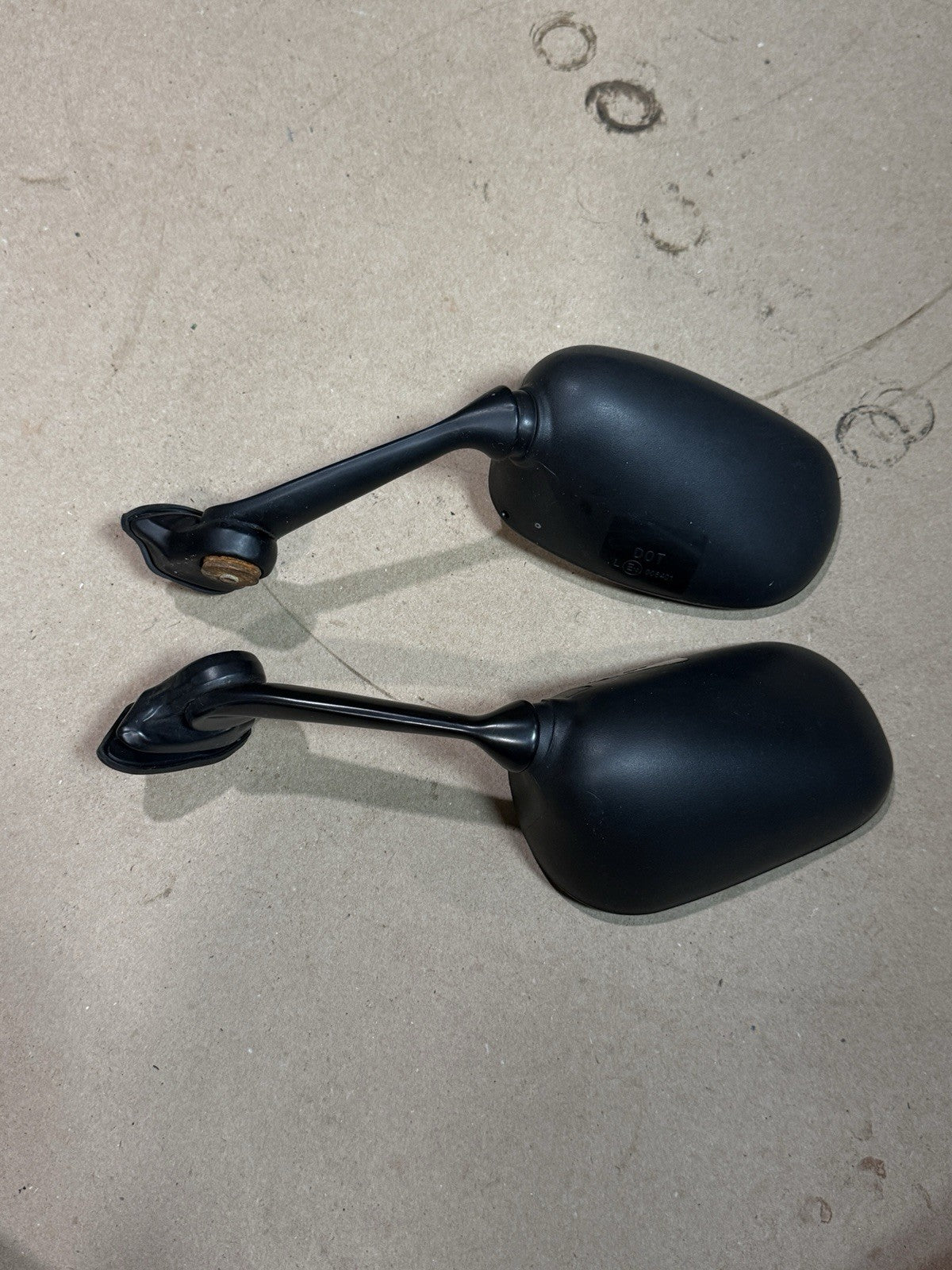 2008-16 Yamaha YZF-R6 Left Right Rear View Side Mirrors Complete Set Pair Clean