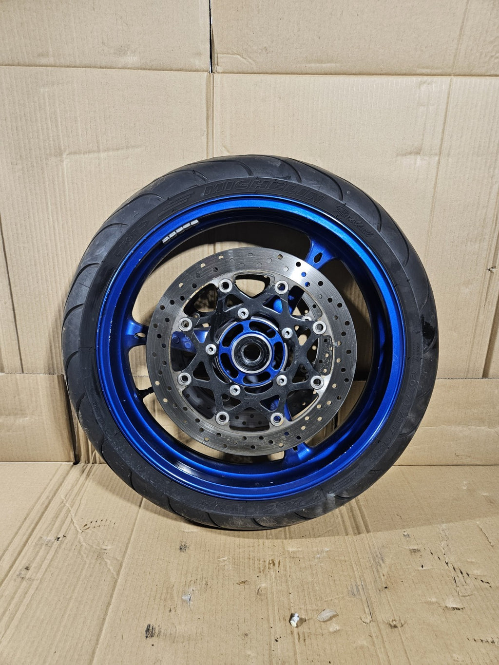 2006 Suzuki GSXR600 Wheel Set Front & Rear OEM 5411141G10 2006-2007 Rims Pair1