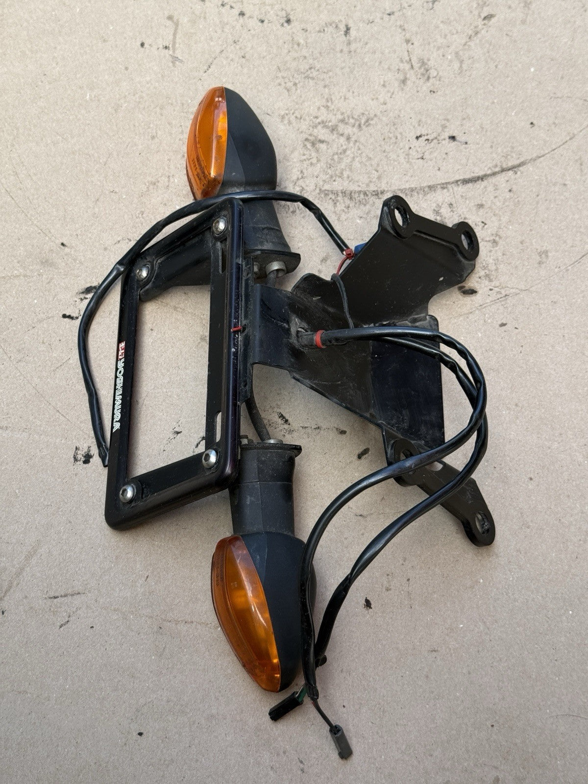 11-25 Suzuki GSXR 1000 Yoshimura Fender Eliminator LED Plate Holder Blinkers5