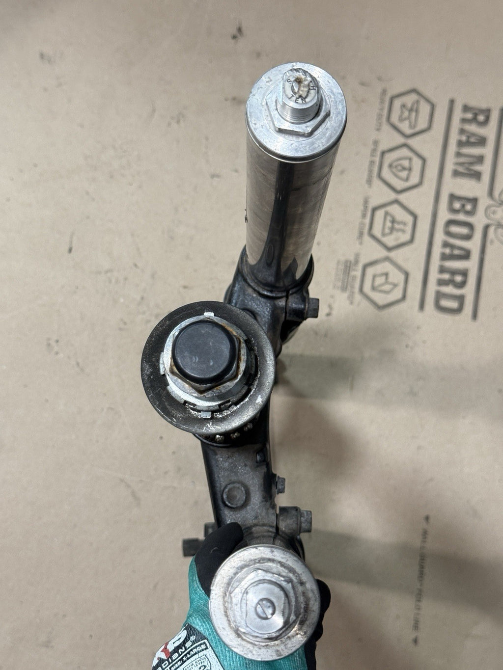 2002 Honda CBR 600 F4i CBRf4i F4 Left &  Right Forks with Triple Tree