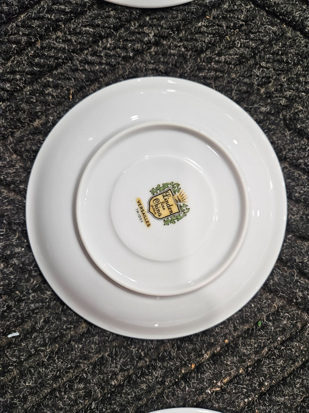 Set of 12 Linden Fine China Versailles TM-1004 Plates 5 7/8" Japan