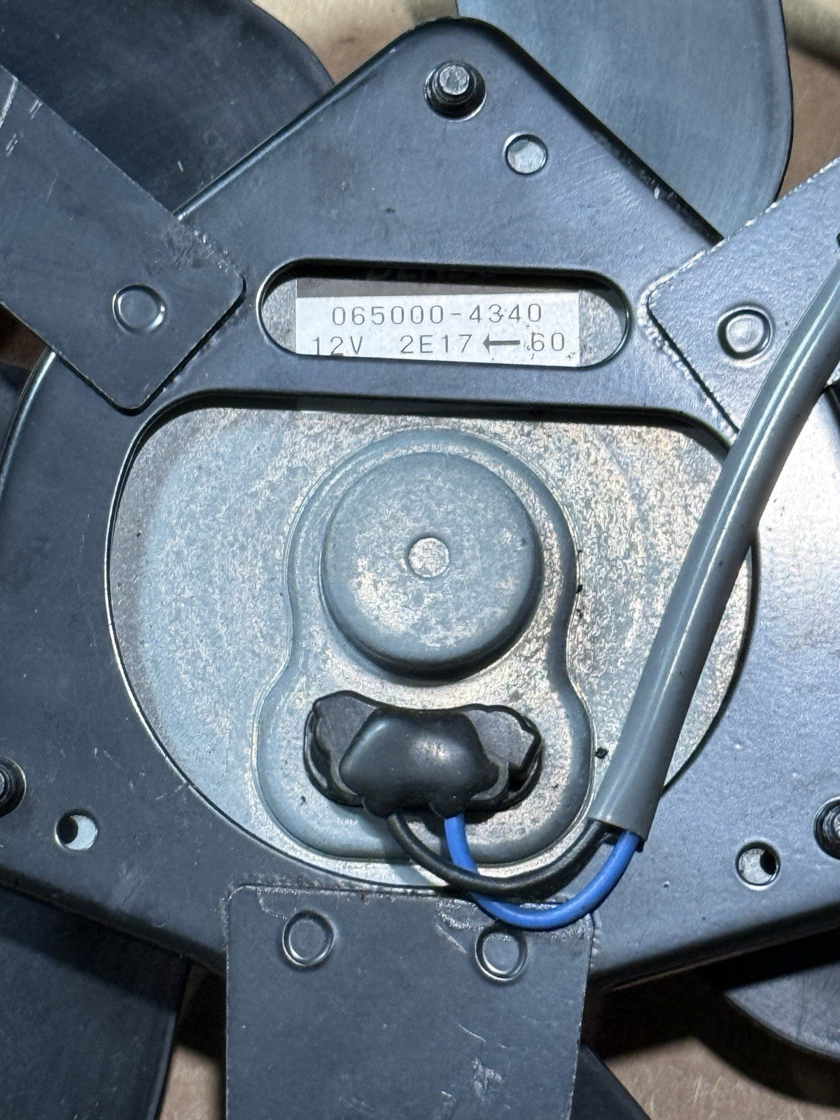 19-23 Kawasaki Ninja ZX6R 636 OEM Radiator Cooling Fan Motor Assembly 59502-06234