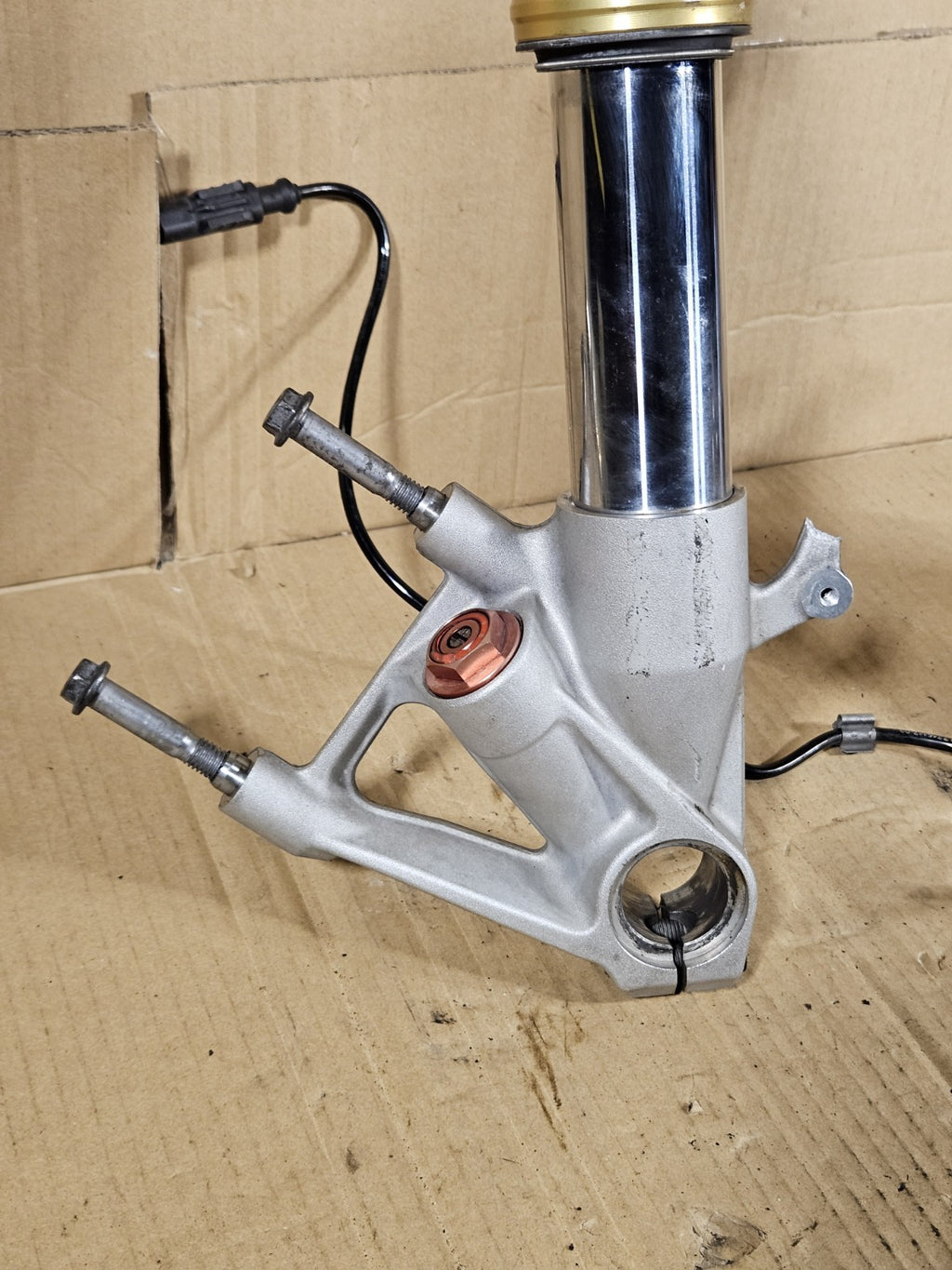 2012 BMW S1000RR OEM Front Forks Pair Fork Tubes Suspension Left Right 17
