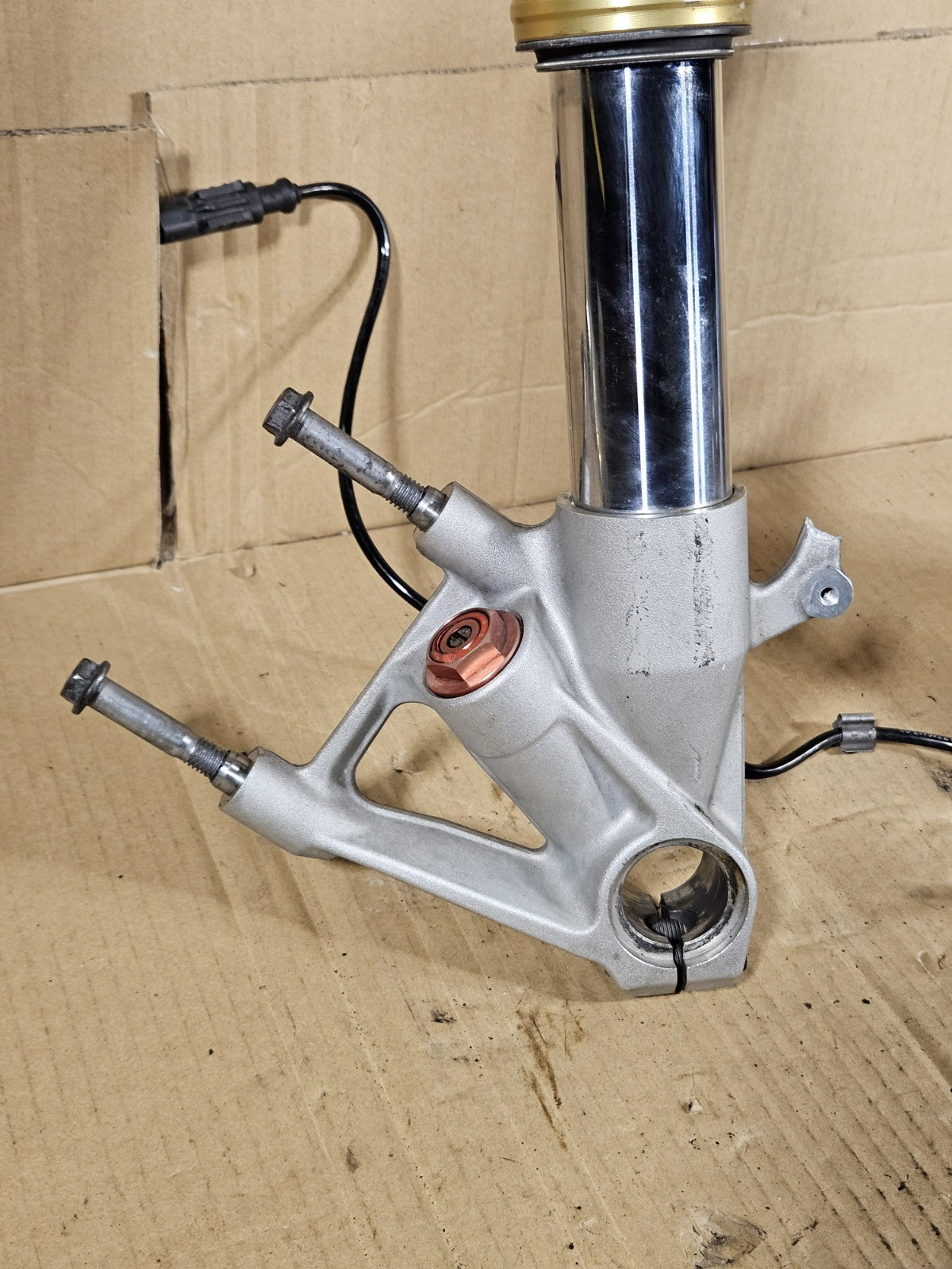 2012 BMW S1000RR OEM Front Forks Pair Fork Tubes Suspension Left Right 17