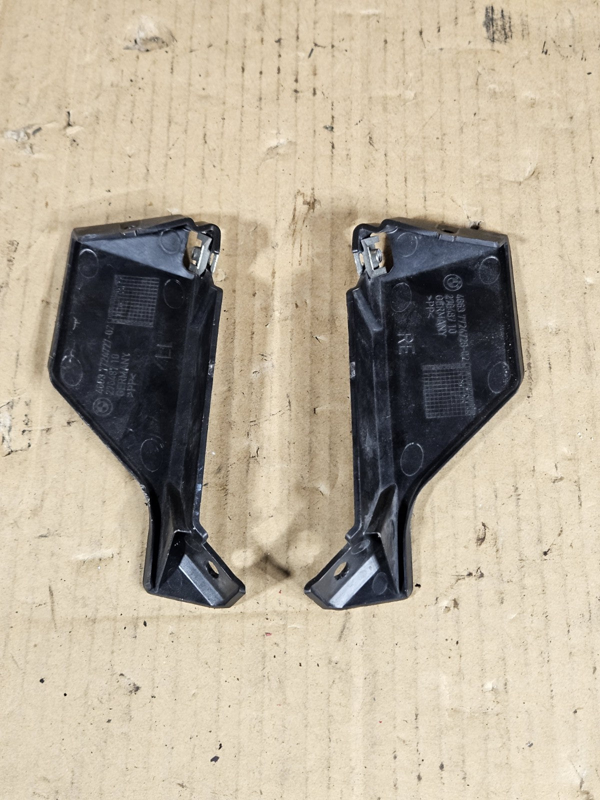 2012 BMW S1000RR OEM Front Fairing Infill Panels Lower Bottom Fairings Pair1