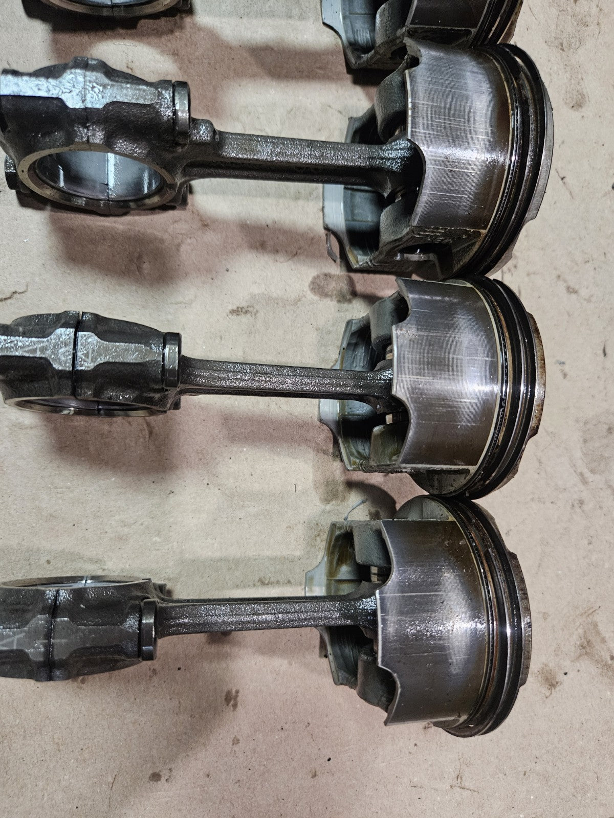 01-06 Honda CBR600F4I CBR600 F4I Engine Motor Block Pistons Connecting Rods Set