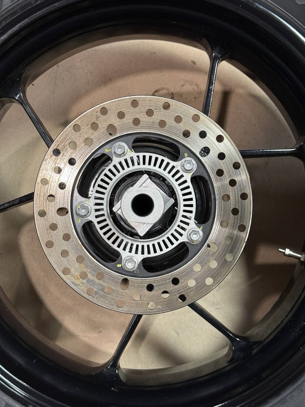 2021-24 Aprilia RSV4 1100 OEM Front & Rear Wheel Rim Set Mounted Tires Straight