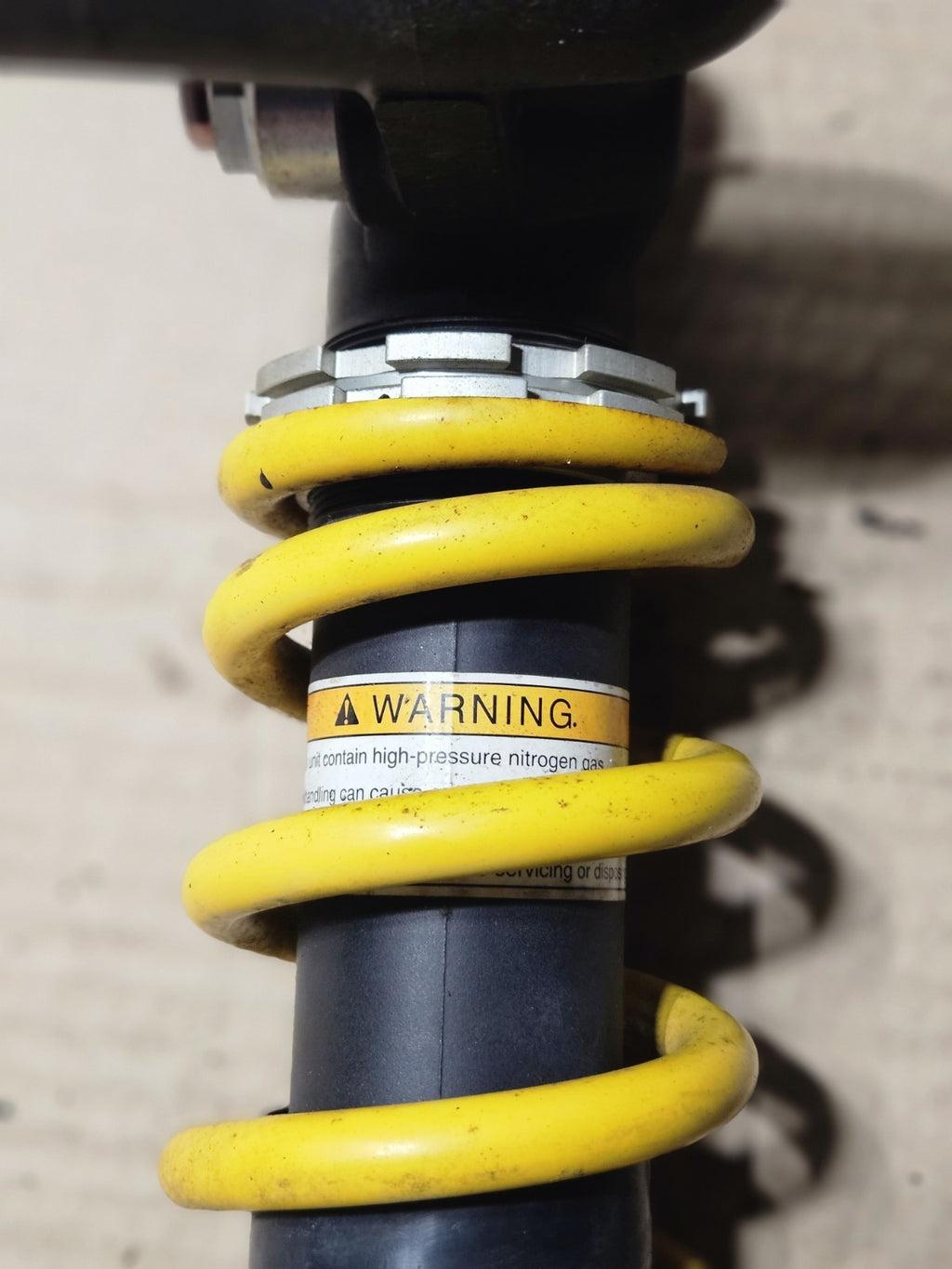 2006-2007 Suzuki GSXR600 GSX-R600 K6 K7 OEM Rear Shock Absorber Monoshock Spring11