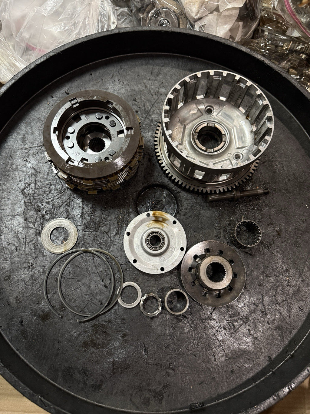 2008-2011 Honda CBR1000RR OEM Clutch Basket Hub Plates Pressure Plate Assembly3