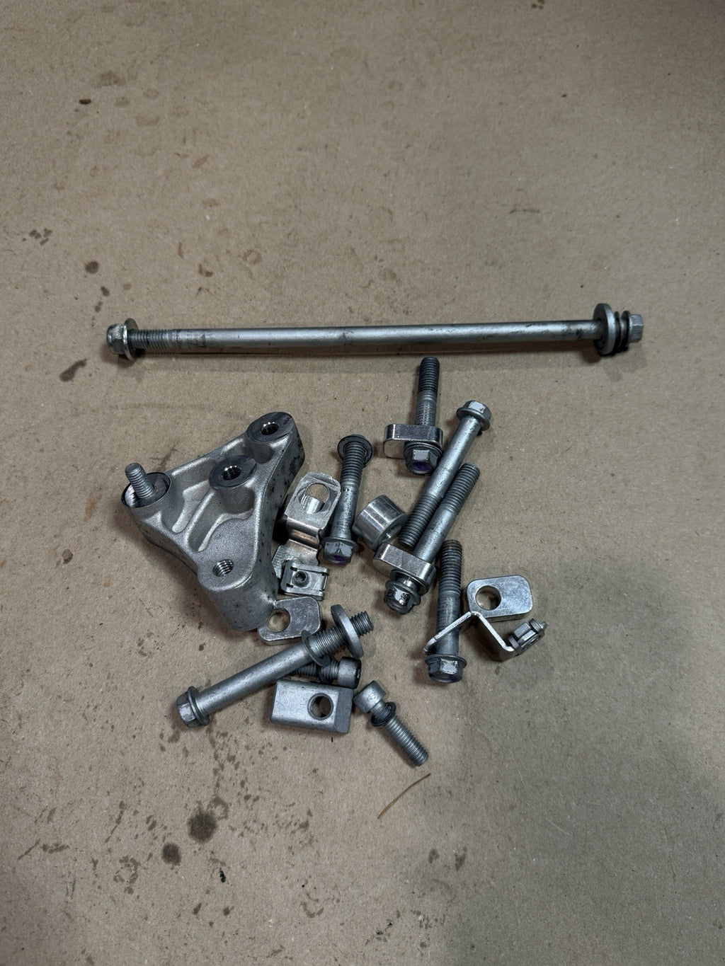 21-25 Aprilia RSV4 1100 OEM Engine Frame Mount Bolts Spacers Hardware Kit Genuin
