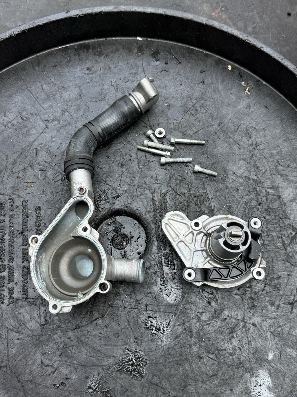 2021-2024 Aprilia RSV4 1100 OEM Engine Water Pump Impeller Housing Assembly4