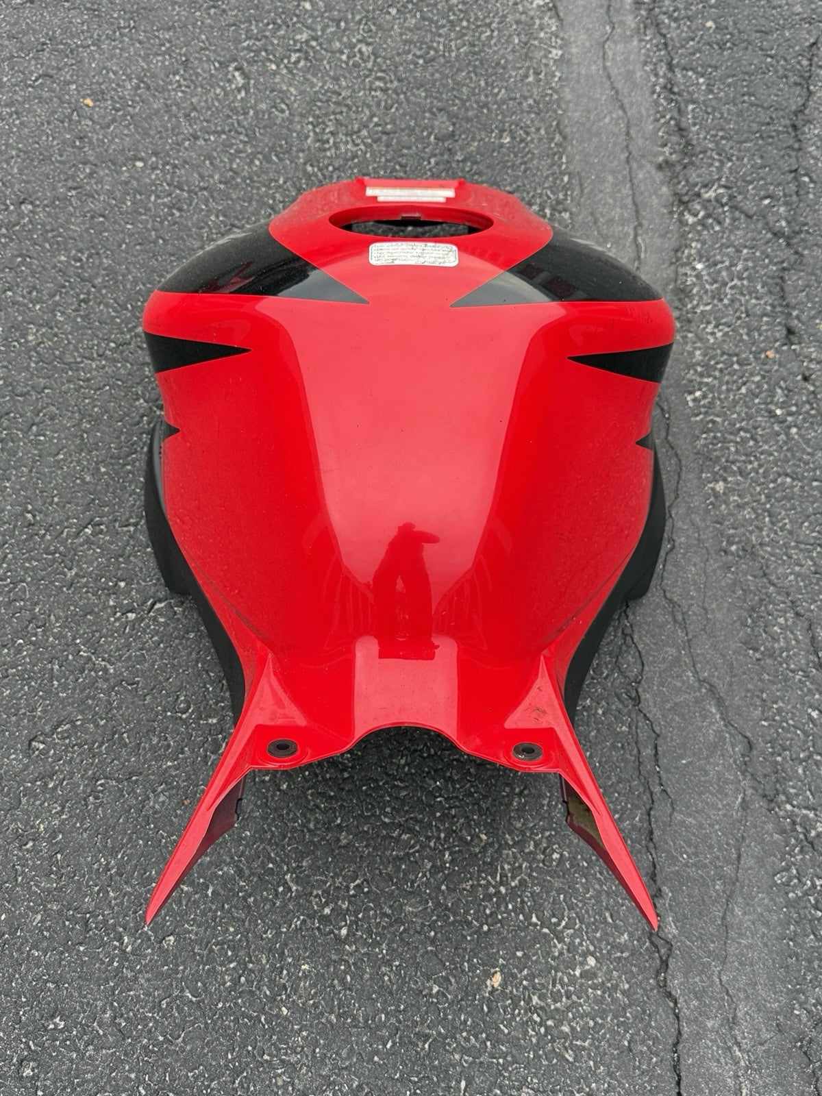 2006-2007 Honda CBR1000RR OEM Gas Tank Cover Red Fairing Trim