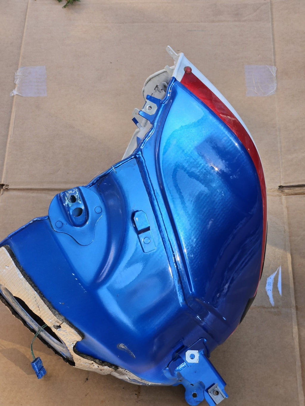 2010-2018 BMW S1000RR OEM Fuel Gas Tank Blue Petrol Reservoir