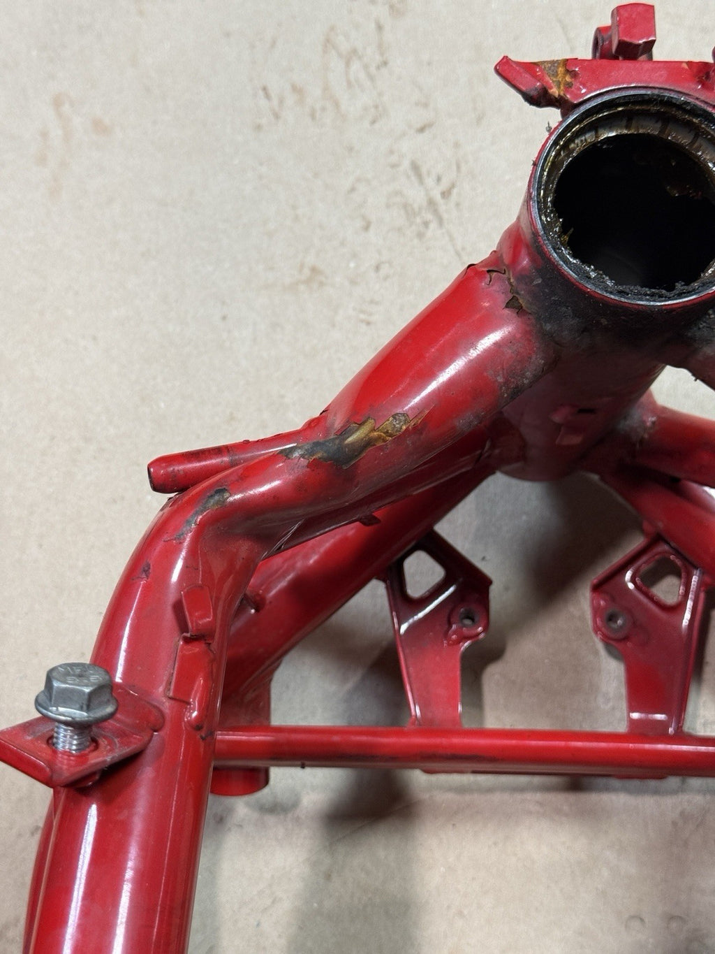 2011-2013 Ducati Superbike 848 EVO SE Main Frame Chassis Rebuilt Ttle DAMAGED