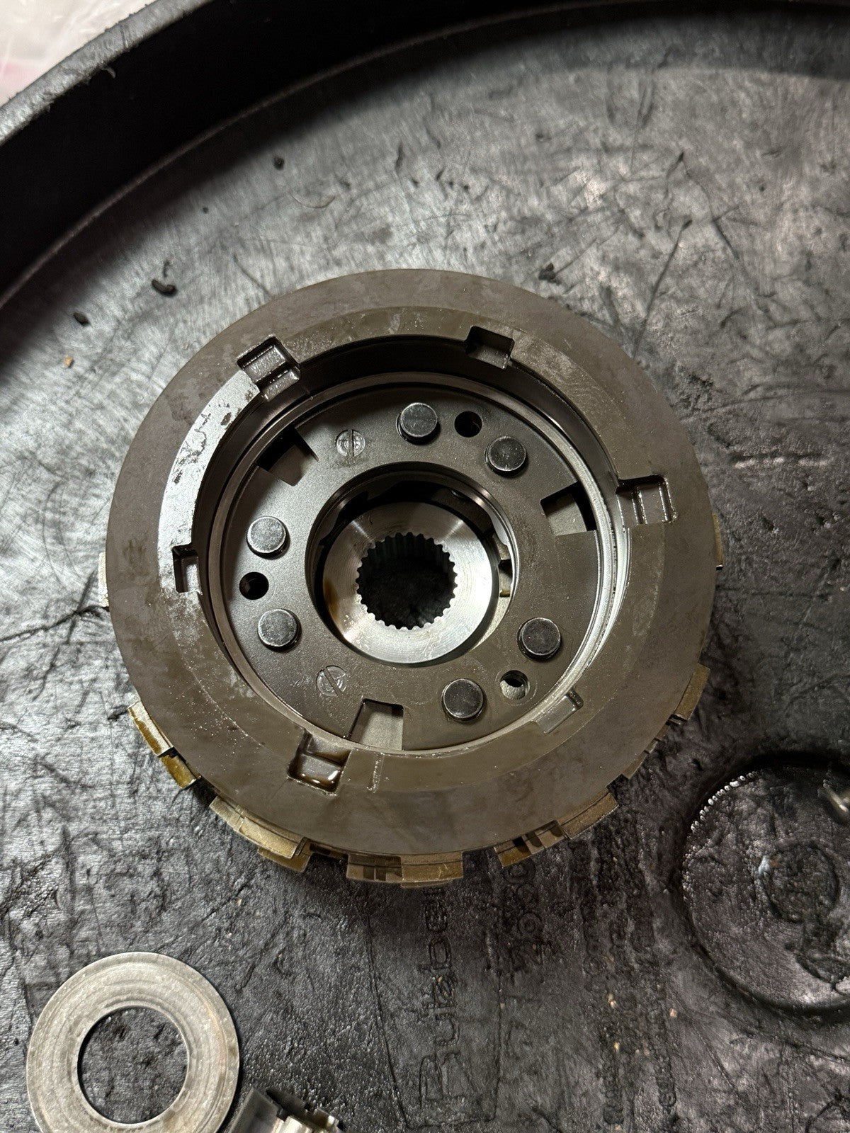 2008-2011 Honda CBR1000RR OEM Clutch Basket Hub Plates Pressure Plate Assembly1