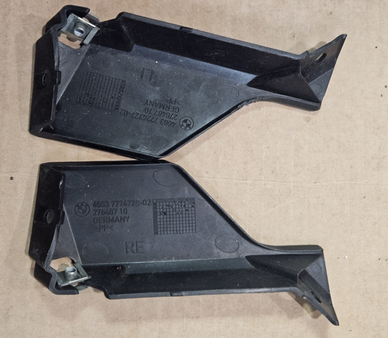 2010-2014 BMW S1000RR OEM Left Right Fairing Trim Insert 2013