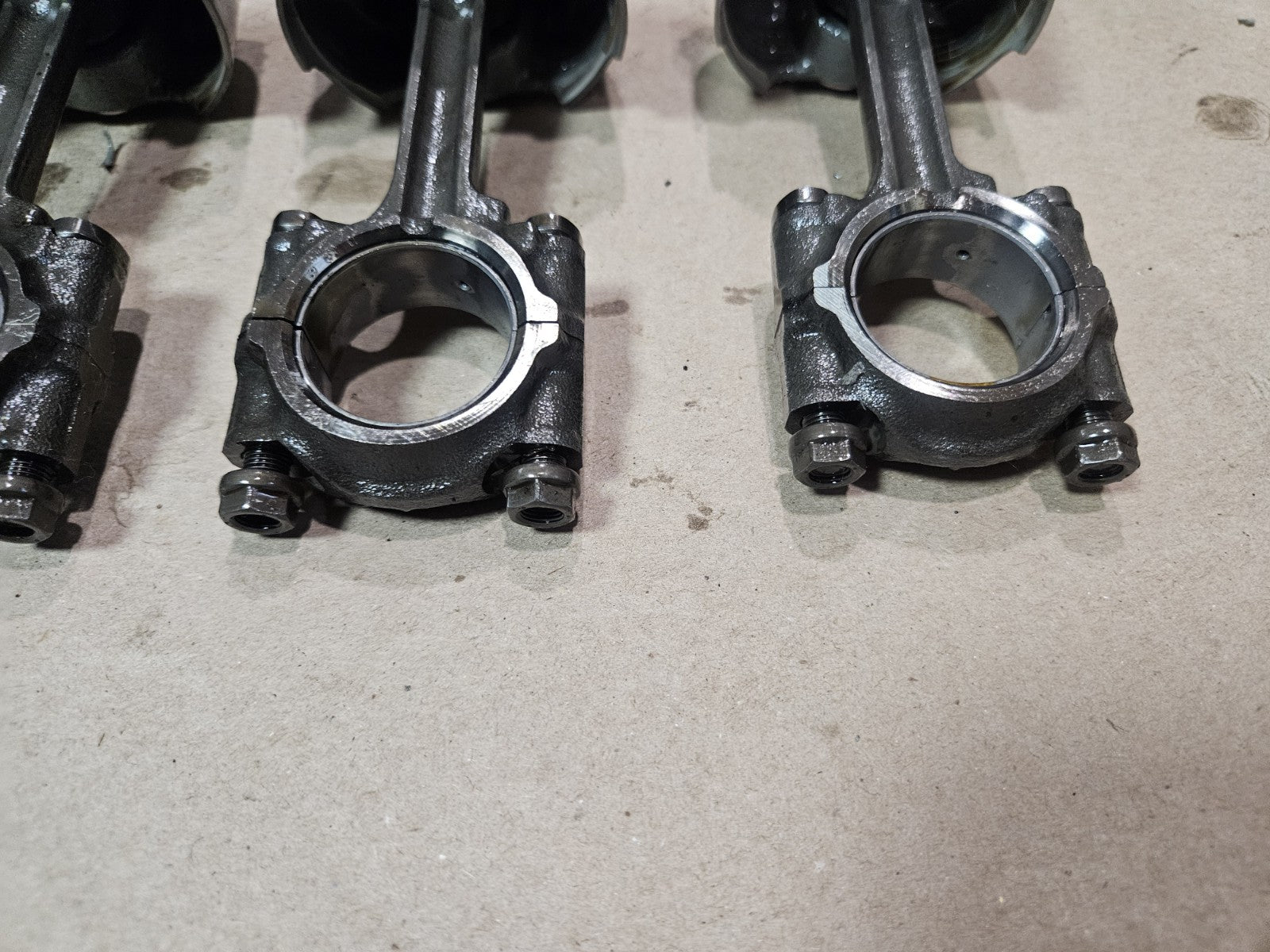 01-06 Honda CBR600F4I CBR600 F4I Engine Motor Block Pistons Connecting Rods Set