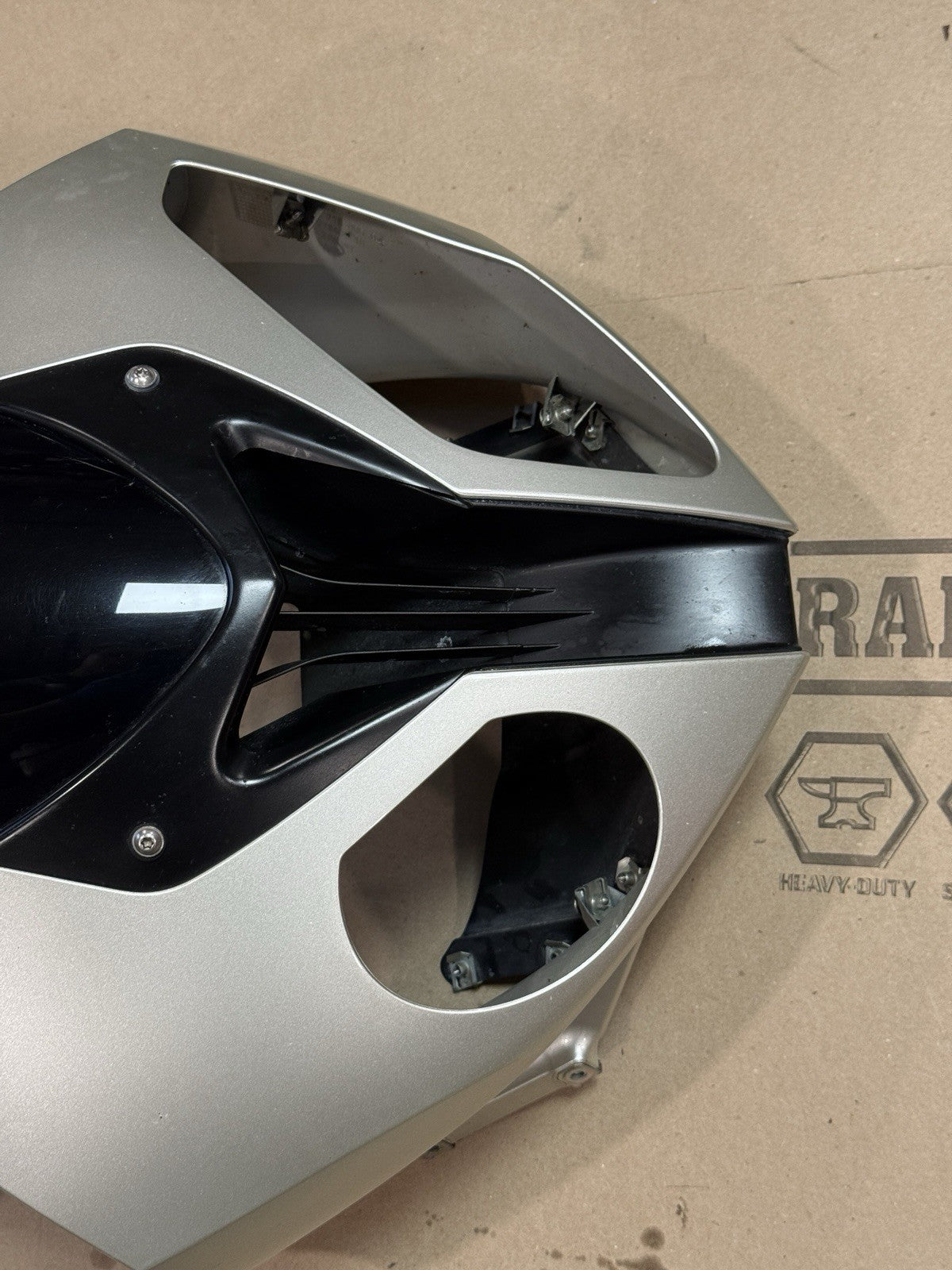 09-14 BMW S1000RR OEM Front Upper Fairing Headlight Cowl Nose Panel